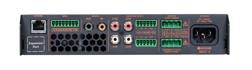 Monitor Audio IA60-4 back tył wzmacniacza